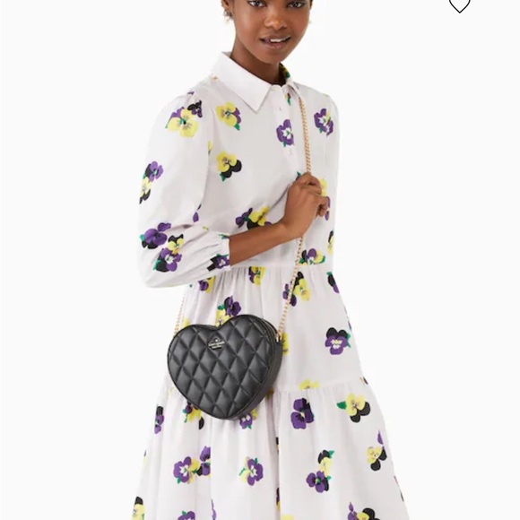 Love Shack Quilted Heart Crossbody Purse - Picture 3 of 4